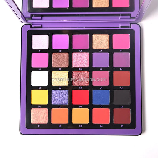 L651 Wholesale Unbranded Glitter Makeup Eyeshadow Private Label Palette Eyeshadow