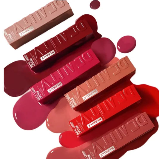 Beauty Makeup Long Lasting Matte Liquid Velvet Lip Gloss Brightening Tint Waterproof Non-stick Cup Lip Gloss J1